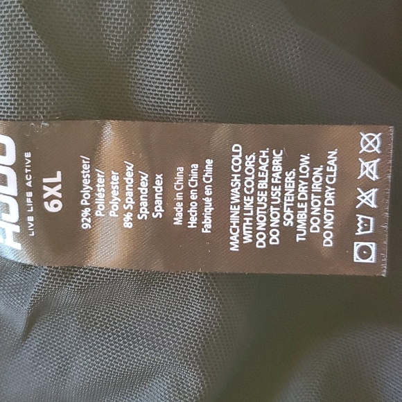 HODO  XL MENS SWIM SHORTS  BLACK TIE FRONT, ELASTIC WAIST - Picture 9 of 9